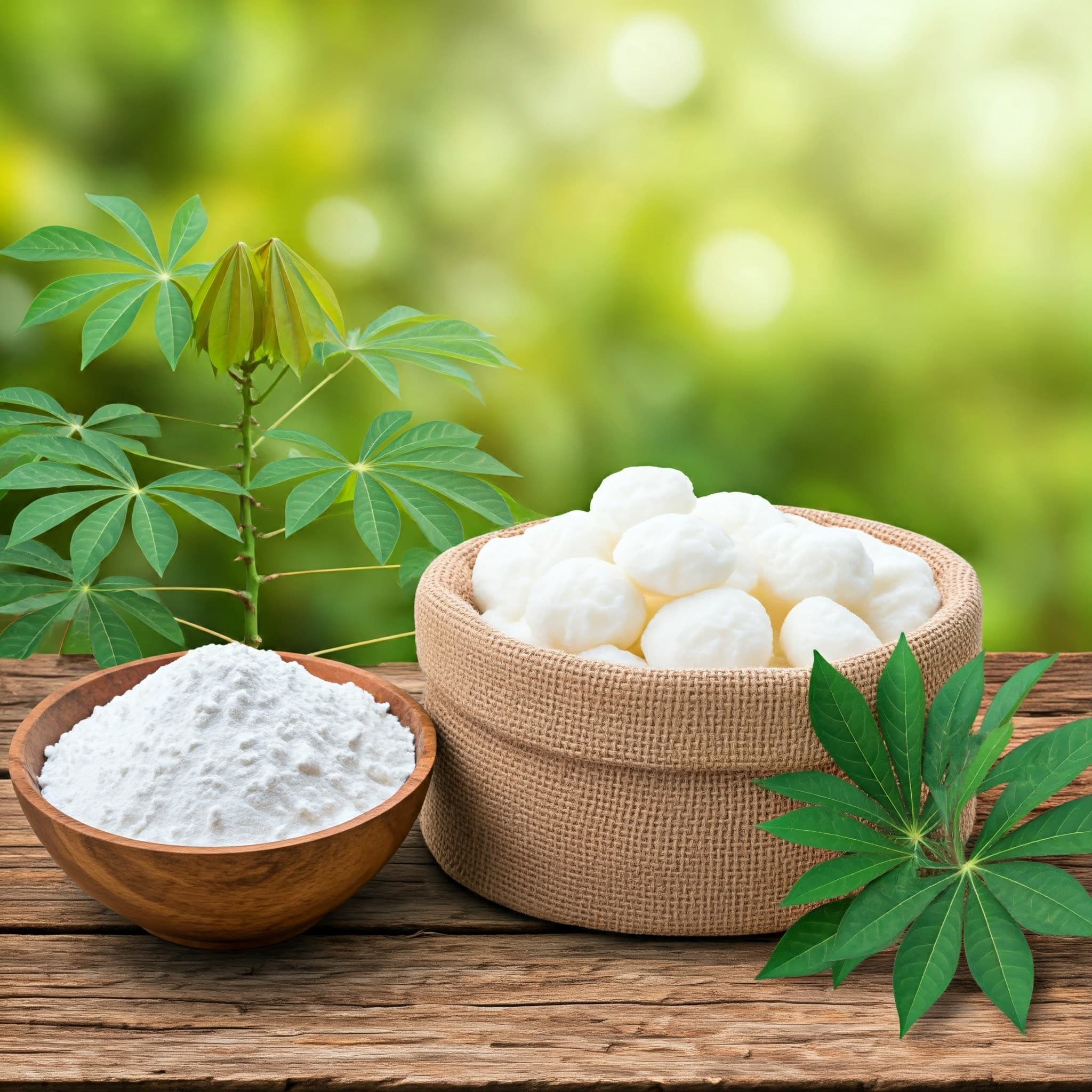 木薯淀粉（AI生成图像）