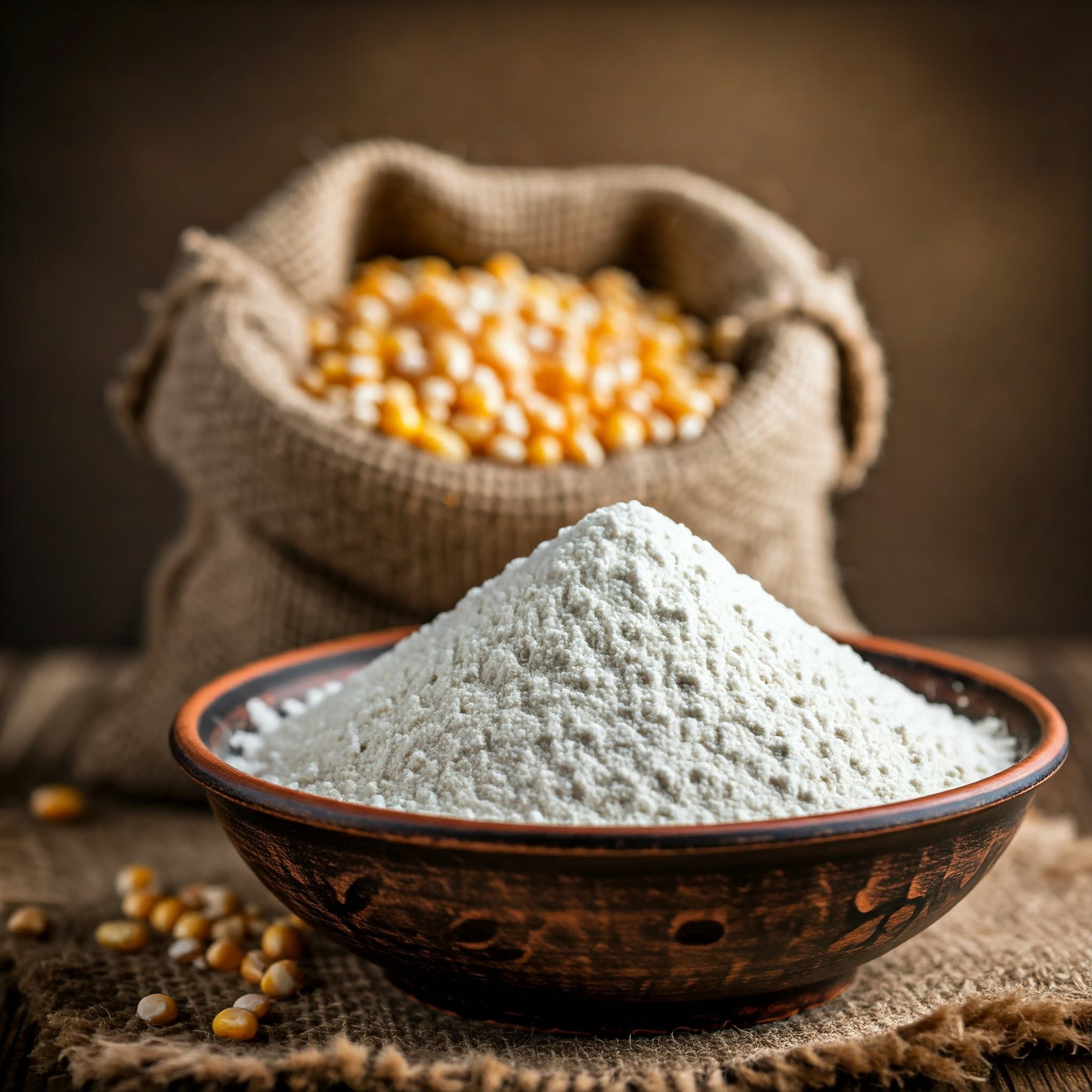 옥수수 가루 (AI 생성)