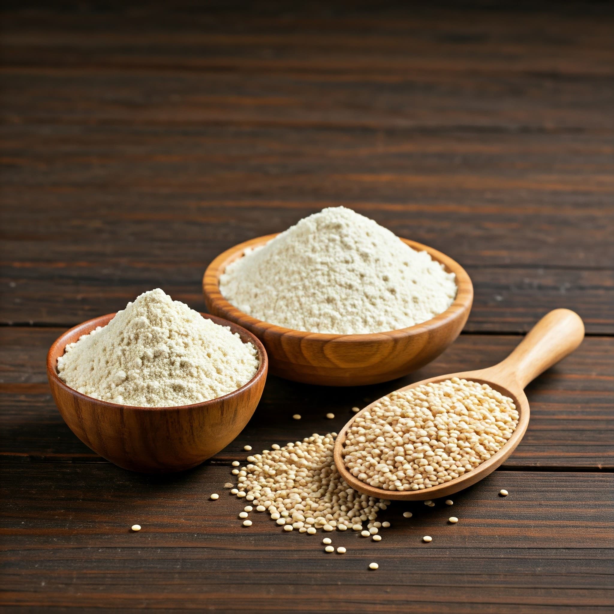 क्विनोआ आटा (एआई द्वारा उत्पन्न छवि)