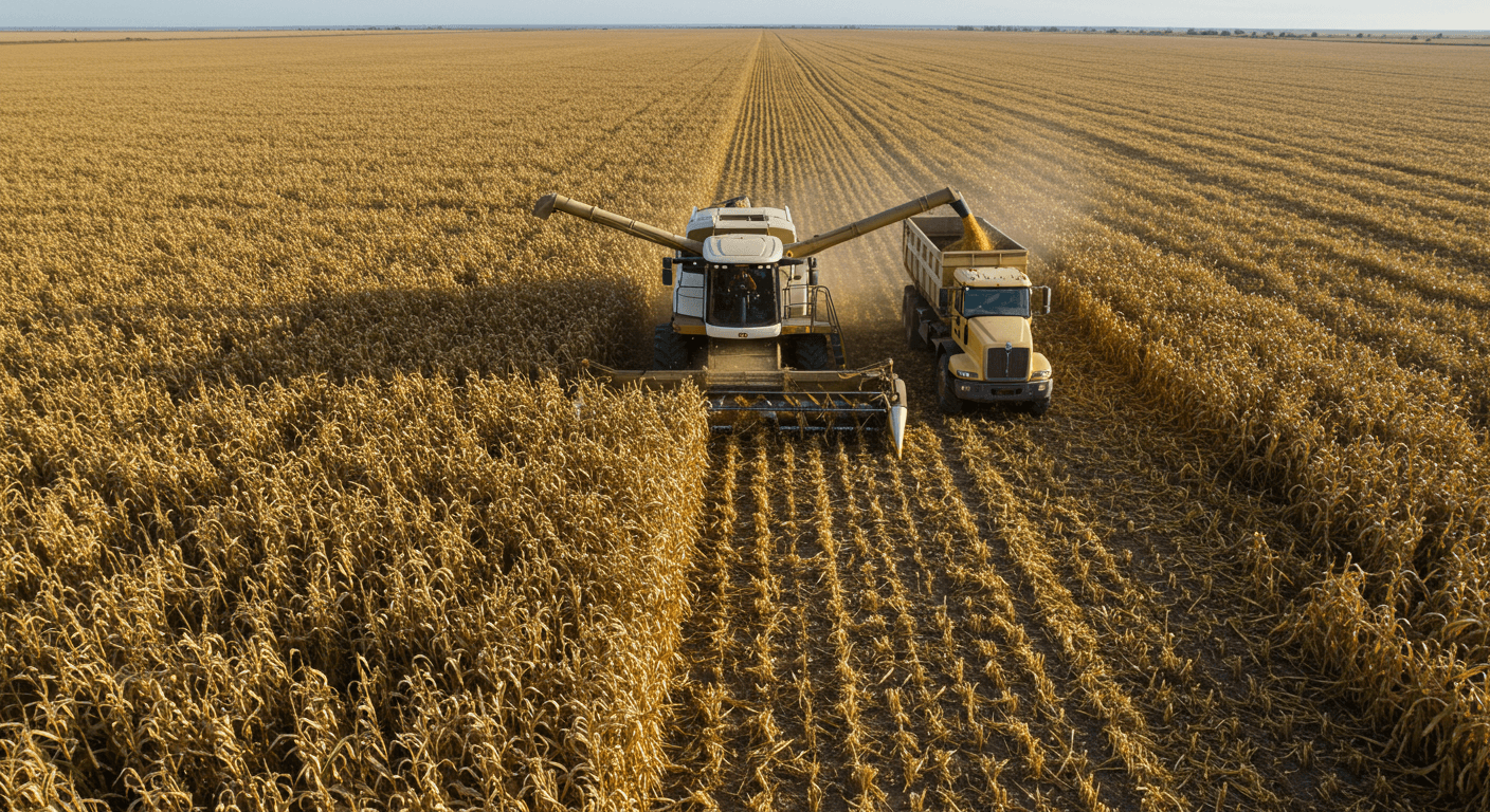 Maize harvest in Argentina (AI-generated image)