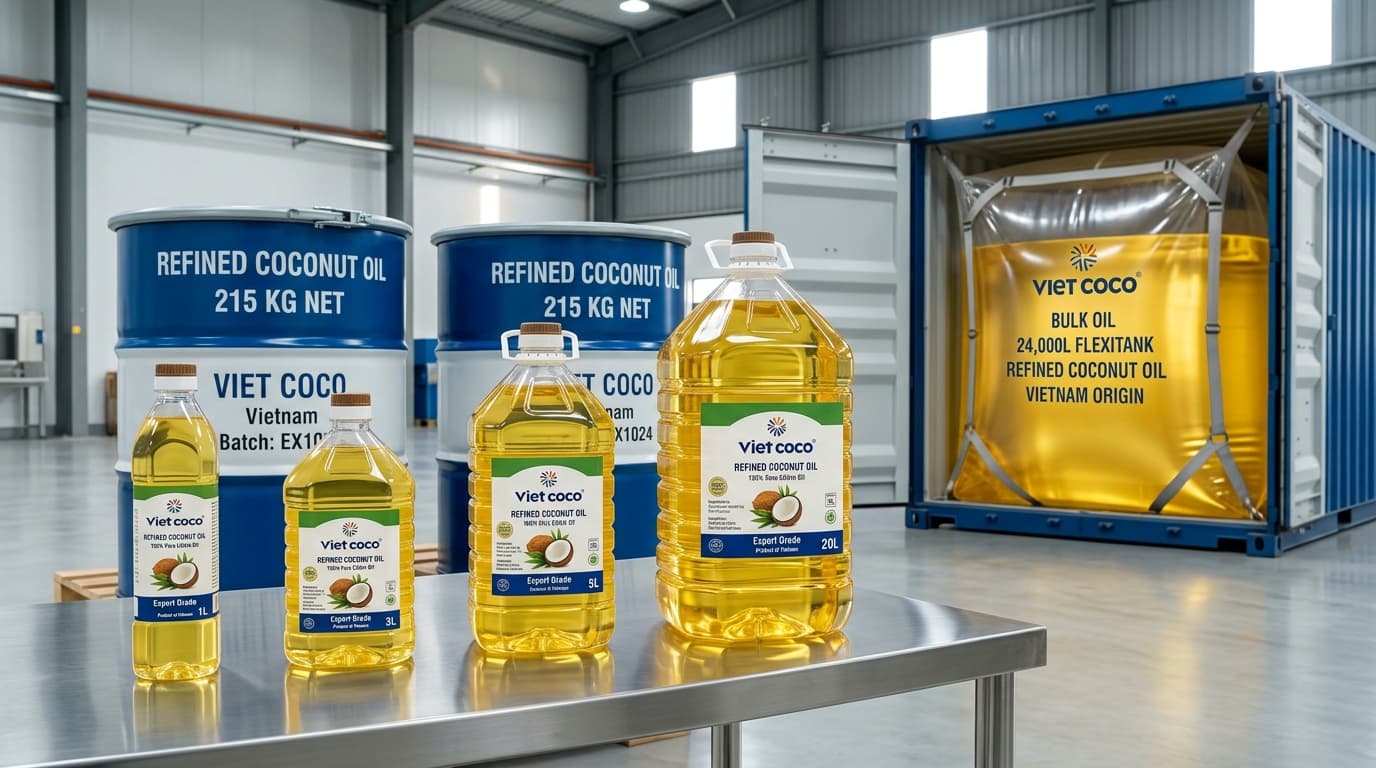 베트남 코코넛 오일 산업: 성장, 품질, 수출 경쟁력